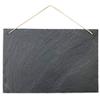 Madyes Lavagna in ardesia da scrivere e appendere, decorazione vintage, per cucina, giardino, tavolo, 30 x 20 cm