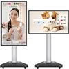 JAV Lavagna Intelligente 49 Pollici Android 14 Certificazione Google EDLA | 8+128GB Girevole Lavagna Interattiva Digitale Controllo Vocale Multitouch Smart Board per Ufficio Aula Live Streaming