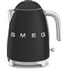 Smeg linea Anni '50 Smeg Bollitore elettrico KLF03BLMEU finitura nero opaco