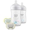 Philips Avent Set regalo con decorazioni mare e succhietti 2 biberon ciuccio ultra air - philips avent