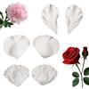 YapitHome 6 stampi in silicone a forma di petalo in silicone, per decorazioni torte, accessori da forno, pasta da modellare, utensili da forno, glassa