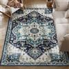 HOMCOM Tappeto Bohemien Antiscivolo e Lavabile, Tappeto per Salotto e Camera da Letto a Pelo Corto, 230x160 cm, Multicolore