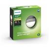 Philips Lighting Yarrow Lampada LED da Parete, Giardino ed Esterni, 6W, Nero