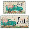 SYTTNUM Tappeto Pasquale Per Interni Ed Esterni,Tappeto Pasquale,Tappetino Per Bagno Antiscivolo, Tappetini Da Cucina Assorbente,Elementi Decorativi Creativi,2pcs (white2)