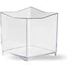 POLOPLAST PZ 25 BICCHIERINI DA CC 60 MONOPORZIONI QUADRATI KUBO IN PLASTICA TRASPARENTE PER DESSERT E FINGER FOOD