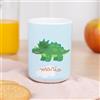 Wanapix | Bicchieri per Bambini | Bicchiere Personalizzato di Plastica Infrangibile | Ritorno a scuola/asilo | Senza BPA | Tazza per Bambini | 330ml | Dino