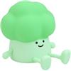 LVYXON Luce notturna in silicone con broccoli con regolazione a 3 livelli e timer da 30 minuti, lampada da comodino morbida al tatto per camera dei bambini, grazioso ornamento da scrivania e supporto per