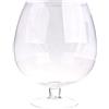 INNA-Glas Grande Bicchiere da Cognac Liam, Trasparente, 38cm, Ø23cm/Ø31cm | Vaso di Vetro - Bicchiere Decorativo