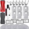iRobacc Saros 20 Sonic Accessori di ricambio per Roborock Saros 20 Sonic, 26 Pack, 2 Spazzole Principali, 6 Spazzole Laterali, 6 Sacchetti per la Polvere, 4 Filtri HEPA, 4 Panni per Mocio