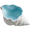 EAZHOP Portagioie in ceramica, motivo: stelle marine, conchiglie, ciotole decorative, chiavi, per comodino, matrimonio, decorazione per la casa e gioielli (A)