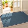 LEKEEPGO Zerbino Ingresso Interno 90 x 150 cm, Tappeto Ingresso Interno Antiscivolo, Assorbente Tappetino Entrata Lavabile per Casa Porta, Corridoio, Blu scuro