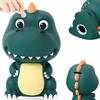 Behogan Salvadanaio a forma di dinosauro, salvadanaio con dinosauro, salvadanaio per ragazze e ragazzi, ottima idea regalo per compleanno, inizio della scuola e altre occasioni (verde)