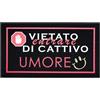 emmevi Zerbino Gomma Sostenibile Ingresso 40X70 Interno Esterno Antiscivolo Simpatico Moderno DIS_D