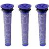 Recamania Filtri lavabili di ricambio compatibili con Dyson V7 V8 Animal Absolute Motorhead Aspirapolvere senza cavo post motore (confezione da 3)