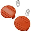 RiseNova Copertura bobina per decespugliatore Black & Decker GLC3630L20 GB NST1810 ST4525 adatto per BD036 5104183/01 405399 AGP2