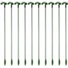 Generico 10 Pezzi Picchettis di Supporto per Piante da Interno ed Esterno - Stecche per Peonia, Orchidea, Pomodoros, Rosa - Aste di Fissaggio per Fiori e Piante Grasse - Supporto per Giardino e Balcone