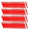 Vividcrate Pezzo Di Ricambio For Lame Di Ricambio In Plastica Da 100 Pezzi(RED 100pcs)