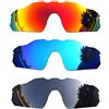SOODASE Per Oakley Radar EV Pitch Occhiali da Sole Rosso/Blu/Nero Lenti di Ricambio Polarizzate