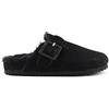 Colors of California Suede furry bio closed toe BLA - BLACK 40