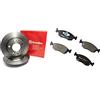 Brembo 08.5086.14 Disco Freno Anteriore Set di 2 dischi & P 11 031 Pastiglia Freno Anteriore