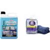 Ma-Fra - Waterless Lava e Lucida Senza Acqua per Un Lavaggio a Secco Completo della Carrozzeria e Vetri Auto + Super Dryer Panno in Microfibra Superfine, ad Alto Grado di Assorbimento e Resistenza