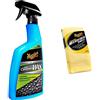 Meguiar's G190526EU Hybrid Ceramic Wax, Cera ibrida ceramica, 709ml & X2020EU Panno Microfibra Supreme Set 3 pz, Confezione da 3
