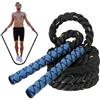 Riaisttd Weighted Jump Rope, 0.98-Inch Body Shaping Fitness, Portable Gym Workout Equipment, Endurance Jumping Rope Strength, Adjustable Cardio Men Training Jump for and Women