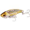 Zpengtai Esche Da Pesca 1 pz. Esca da pesca con cucchiaio rotante in metallo invernale 3 g, 7, 10, 15, 20, esche artificiali for trote e spigole(C1-2 hooks,10g-4.8cm)