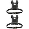 Toddmomy Cinghie Regolabili per Pedali della Bicicletta in Plastico Nero Resistenti All'usura Accessori Necessari per Ciclismo Protetto e Confortevole