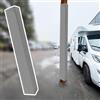 Generic Imbottitura quadrata avvolgente per palo in metallo da garage, copertura per palo in schiuma per il parcheggio all'aperto, sostituzione della copertura del canestro da basket