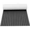 CQAHDSEVF Pavimentazione per imbarcazioni in Schiuma Eva, Pavimentazione for Barche in Schiuma 2400x900x6mm Foglio for decking in Teak Eva Grigio(Drak Gray)