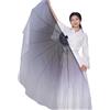 DSFIHJO Ventagli Danza del Ventre Ventaglio a Lisca di Pesce Velo Cartilagine Flowy Apertura Danza Puntelli Performance sul palco(Color 10,2PCS)