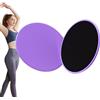 Genérico Dischi scorrevoli centrali - Sliders di equilibrio per esercizi | Attrezzatura di allenamento scorrevole | Dischi fitness antiscivolo per pilates, yoga, allenamento addominali