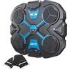 Riaisttd Punching Music Boxing Machine, Smart Boxing Trainer with Gloves, Wall Mount Boxing Trainer, Music Boxing Equipment for Kids, Boxing Punching Training Equipment, Safe Punching Box Trainer, Boxing Music