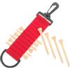 Sosoport Organizer Compatto e Leggero per Tee da Golf in Plastica Clip a Strappo, Portatile Come Regalo per Appassionati di Golf