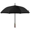 Generic XYNSNDB Ombrello Ombrello da Golf Forte Antivento Ombrello Grande Antivento con Manico in Legno Ombrello Aperto Automatico Nero Ombrello ventilato Ombrello Impermeabile (Colore: Nero)
