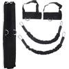 POPETPOP Fascia Elastica e Forza Muscolare per Allenamento Basket in Neoprene Miglioramento Salto Verticale Adatta per Allenamento Agilità Set 1 Pezzo Nero e Pallavolo
