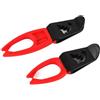 Tidgel Clip per canna da pesca per secchiello, supporto portatile a clip per pesca su zattera, ghiaccio e roccia, in plastica leggera, confezione da 2 (blu e nero)