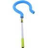 Dilwe Allenatore di Punte da Pallavolo, Strumento di Allenamento per Colpire Pallavolo Regolabile in Lega di Alluminio e PVC, Aiuto Portatile per la Pratica del Servizio di Salto da 105 a 185 Cm per
