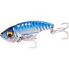 Zpengtai Esche Da Pesca 1 pz. Esca da pesca con cucchiaio rotante in metallo invernale 3 g, 7, 10, 15, 20, esche artificiali for trote e spigole(E1-2 hooks,10g-4.8cm)