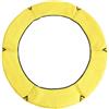 Amagogo Tappeto di Trampolino Copribordo Spesso Durevole Antiurto Imbottito per Elastici Telaio Trampolino Adatto Bambini Gioco Esterno Famiglia, Giallo, 1.2M