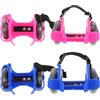 Beaupretty Scarpe da Roller Regolabili Ruote Luminose in Pvc, 2 Paia e Adulti, Comode e Facili da Usare, per Allenamento e Attività All'aperto