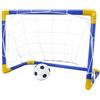 Genérico Porta da calcio da giardino per bambini, con pompa, resistente alle intemperie e portatile, giochi da giardino per bambini, per principianti, cortile interno, cortile,