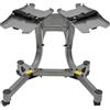 Duoruameng Supporto per manubri regolabili da 100 kg, portatile, autoportante