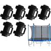 Generic Tappi per pali per trampolino - Tappi per aste da 2,5 cm, resistenti alle intemperie, ricambio sicuro | Tappo protettivo per asta di sicurezza per riparazione rete all'aperto in giardino