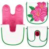APOMNG Copri Testa per Putter da Golf Magnetico - Pelle PU Fatto a Mano - Adatto alla Maggior Parte dei Putter - Interno Morbido - Design Ricamato Accattivante