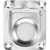 Toddmomy Maniglia Incassata per Boccaporto in Acciaio Inox 304 da 65x56mm, Resistente allo Strappo, Facile da Installare, per Pannelli di Accesso su Yacht e Imbarcazioni Marine
