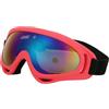 Sorandy Occhiali da Sci Antivento per PC Leggeri Durevoli Comodi per Ciclismo Arrampicata Sport All'aria Aperta Unisex 1 PZ (Pellicola a colori con cornice azzurra)