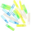 FUTUREORYY 20 Pezzi Coda da Cocca in Plastica per Frecce, Resistente all'Usura e Non Facile da Deformare, Adatta per Shaft in Legno e Bamboo, per Tiro Tradizionale All'aperto
