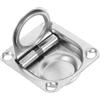 SOLUSTRE Maniglia Accessorio Quadrata Resistente e Acciaio Inossidabile alla Ruggine per Pavimento Porta per Barche e Kayak Adatto All'ambiente Marino